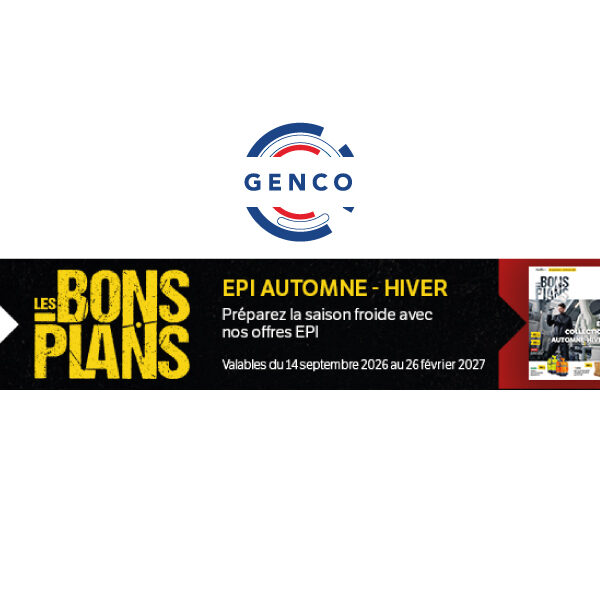 Bons plans EPI Automne - Hiver 2026 - GENCO